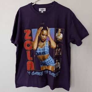 A24 Don't Trip Zola Movie Promo Graphic T Shirt Men's L Janicza Bravo Pre Owned